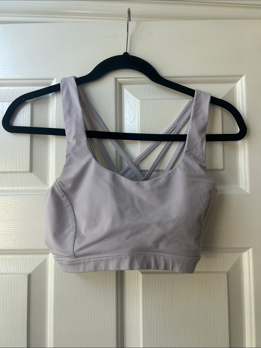lululemon athletica Light Lavender Strappy Back Sports Bra
